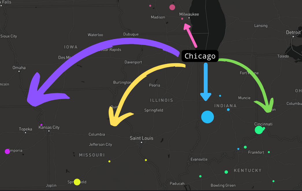 Chicago ICE Area of Operations 2025